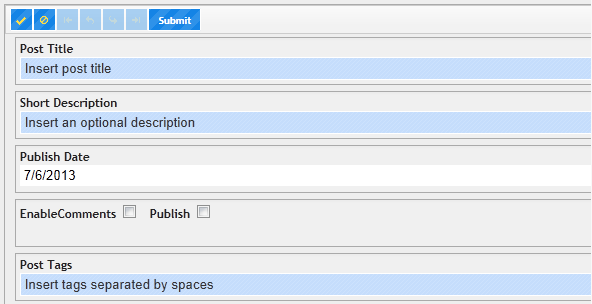 Data Moving Plug-in - Forms & Undo/Redo Stack